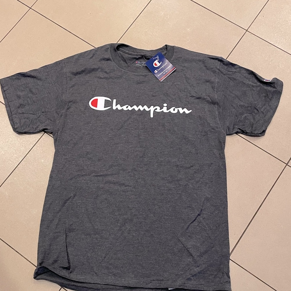 Champion T shirt mens medium dark gray